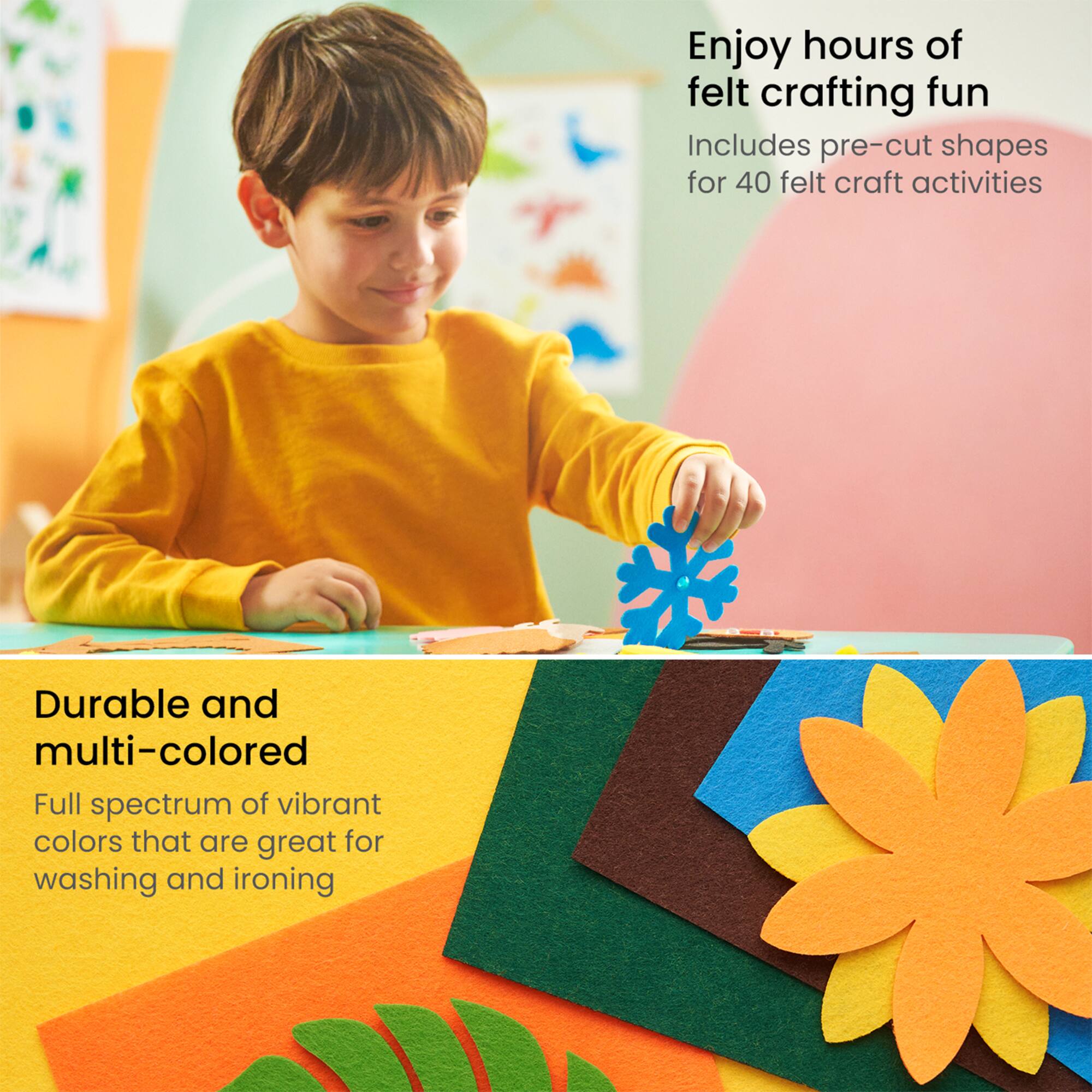 Arteza® Kids Felt Craft Kit, Four Seasons
